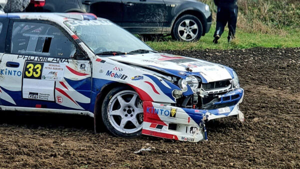 Vážná nehoda na Rally Hořovice. Foto: THP