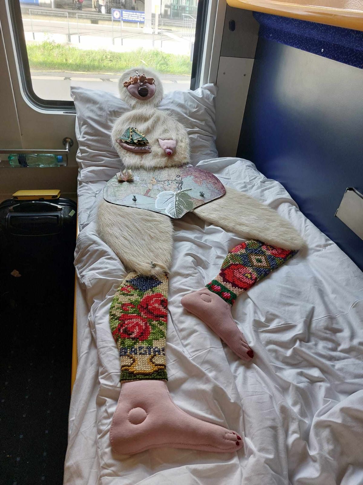 Umělkyně Olina Franco vyjela s paní Adamovou do Itálie. Foto: Olina Franco