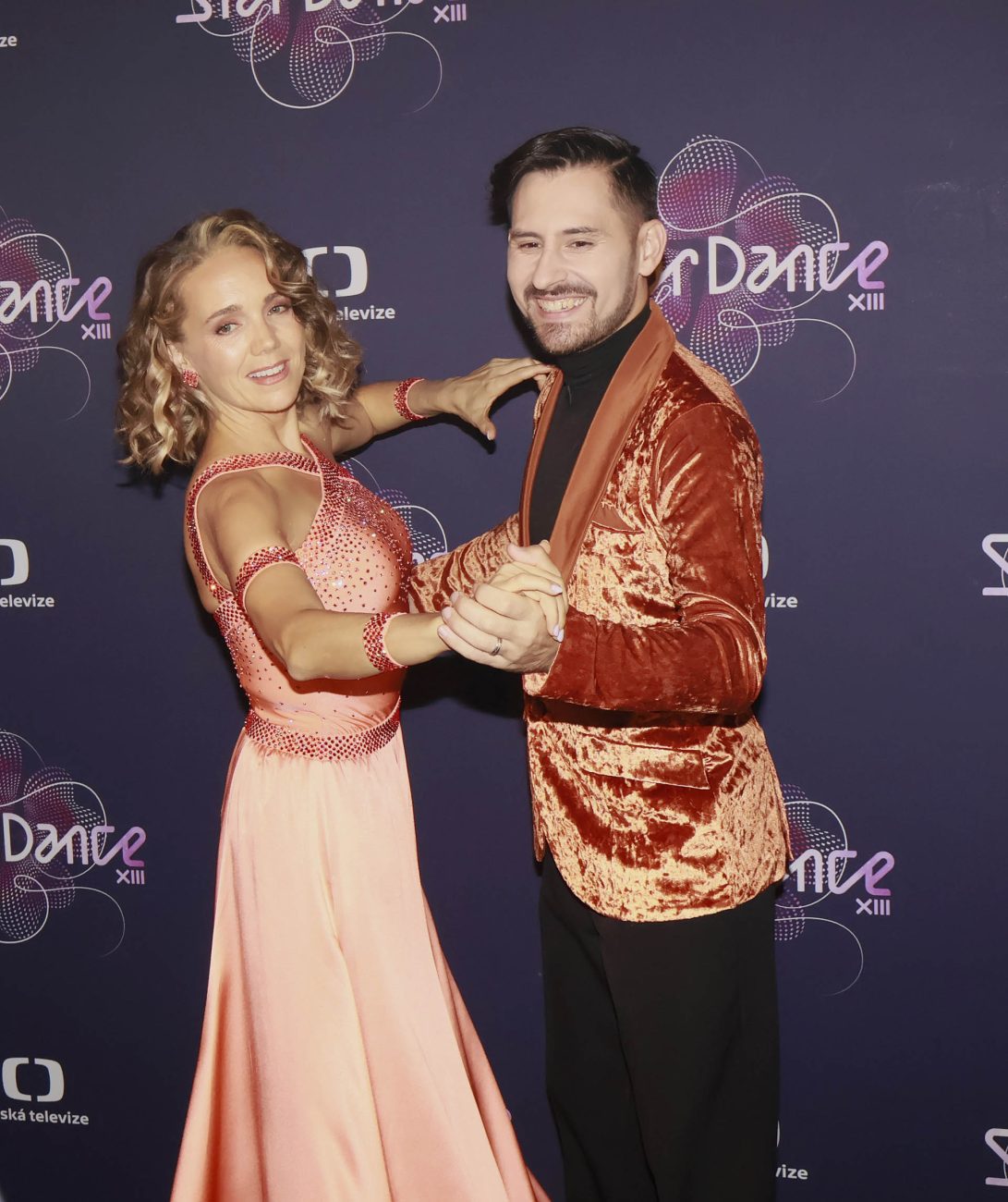 Lucie Vondráčková a Lukáš Bartůněk minulý týden ve StarDance. Foto: Nextfoto