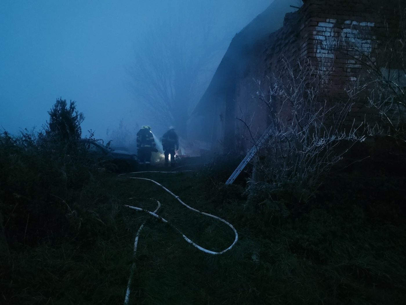 Tragický požár v Ostrově. Foto: HZS