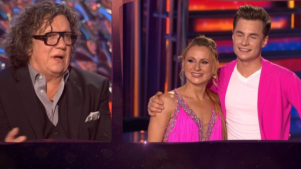 Oskar Hes a Kateřina Bartuněk Hrstková mají poprvé 30 bodů ve StarDance. Zdroj: ČT