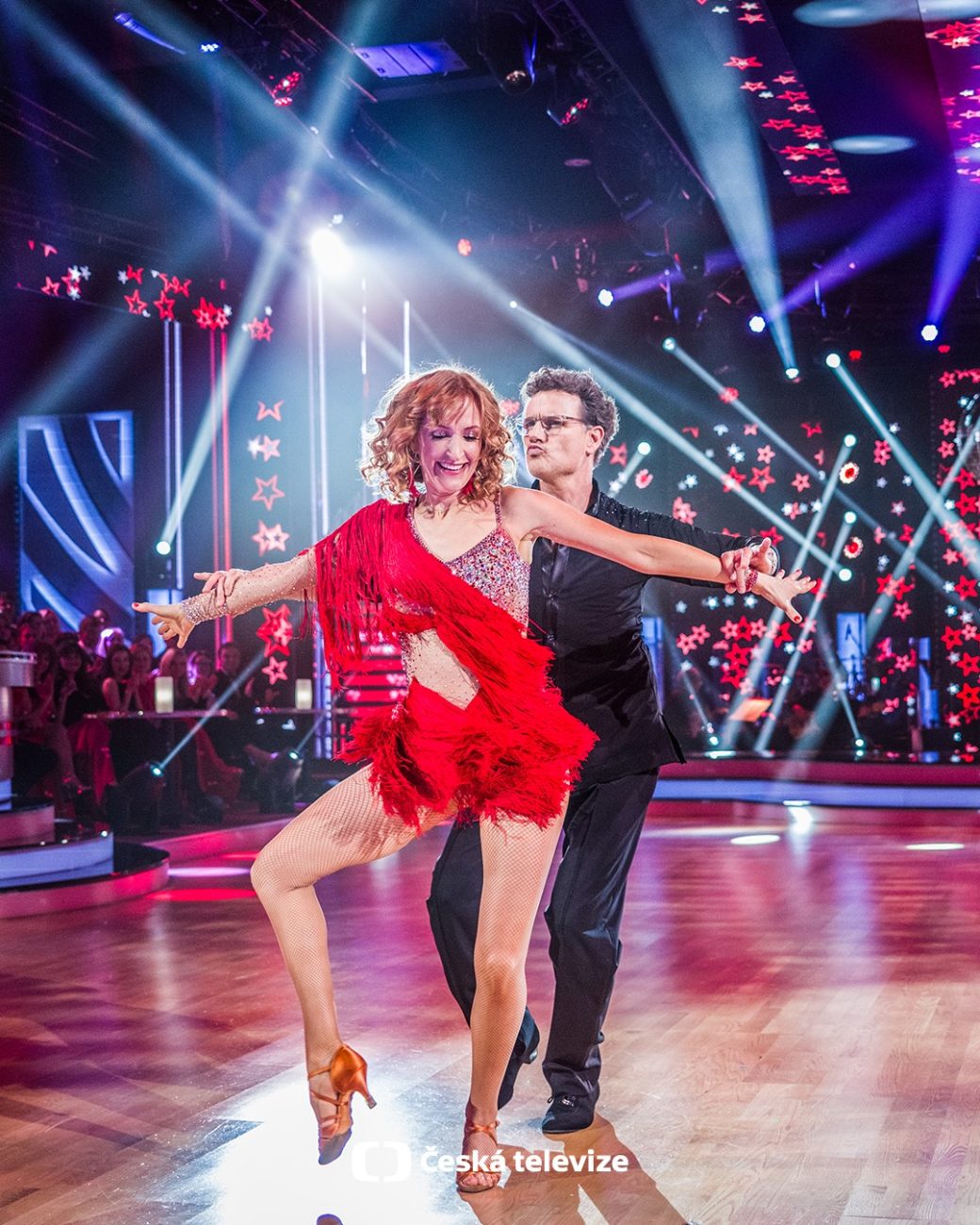 Patrik Hartl a Tereza Prucká ve StarDance. Foto: ČT