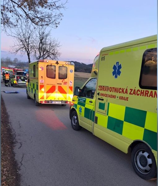 Tragická nehoda u Nihošovic. Foto: ZZS