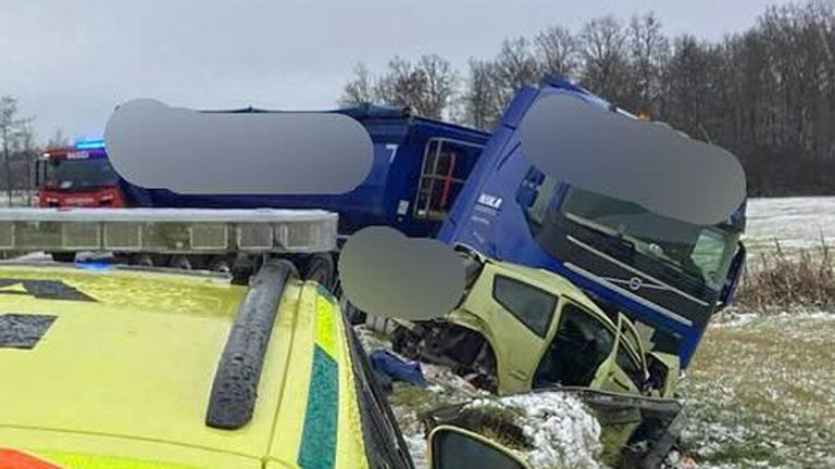 Tragická nehoda u Holic na Pardubicku. Foto: Jiří Skalický