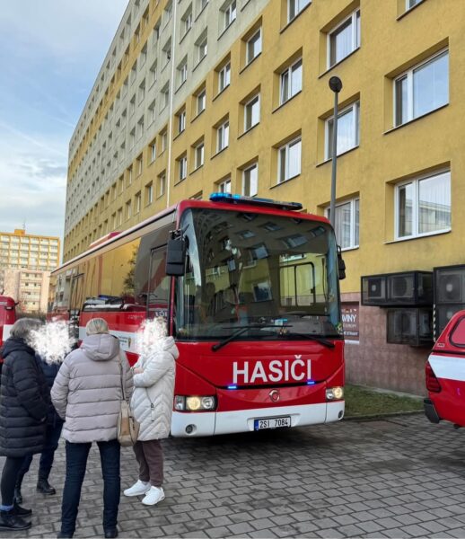 Požár v Kladně. Zdroj: HZS