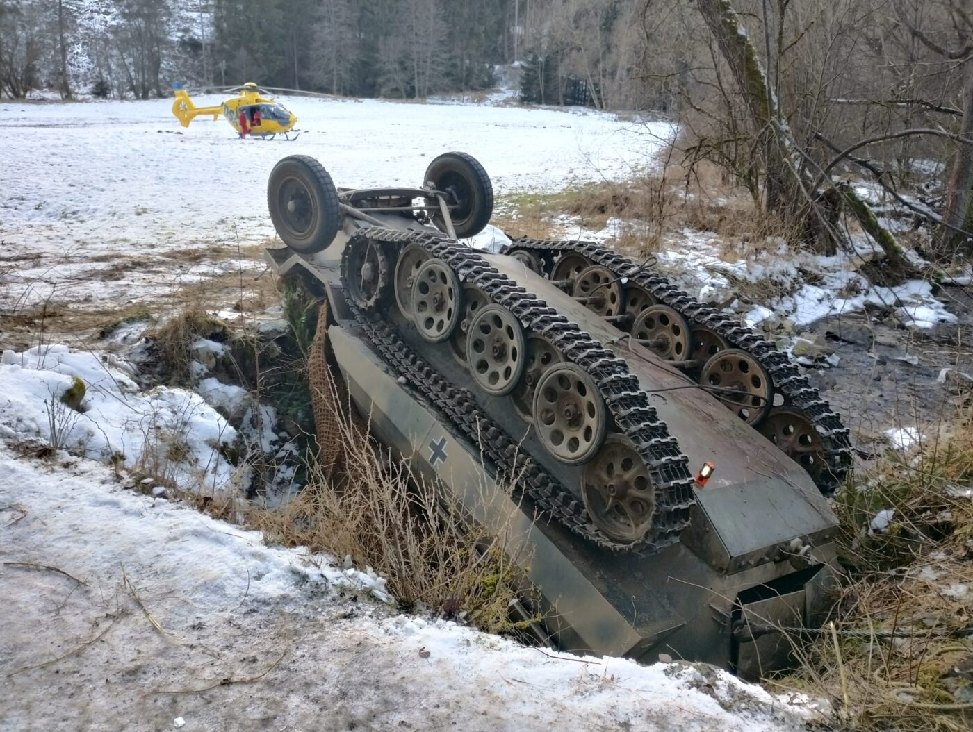 Tragická nehoda u Horního Dvořiště. Foto: HZS