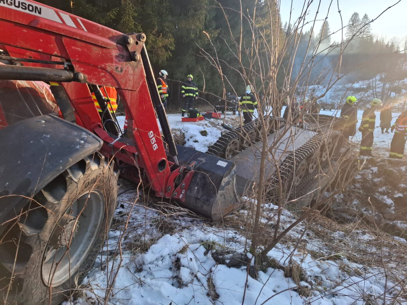 Tragická nehoda u Horního Dvořiště. Foto: ZZS