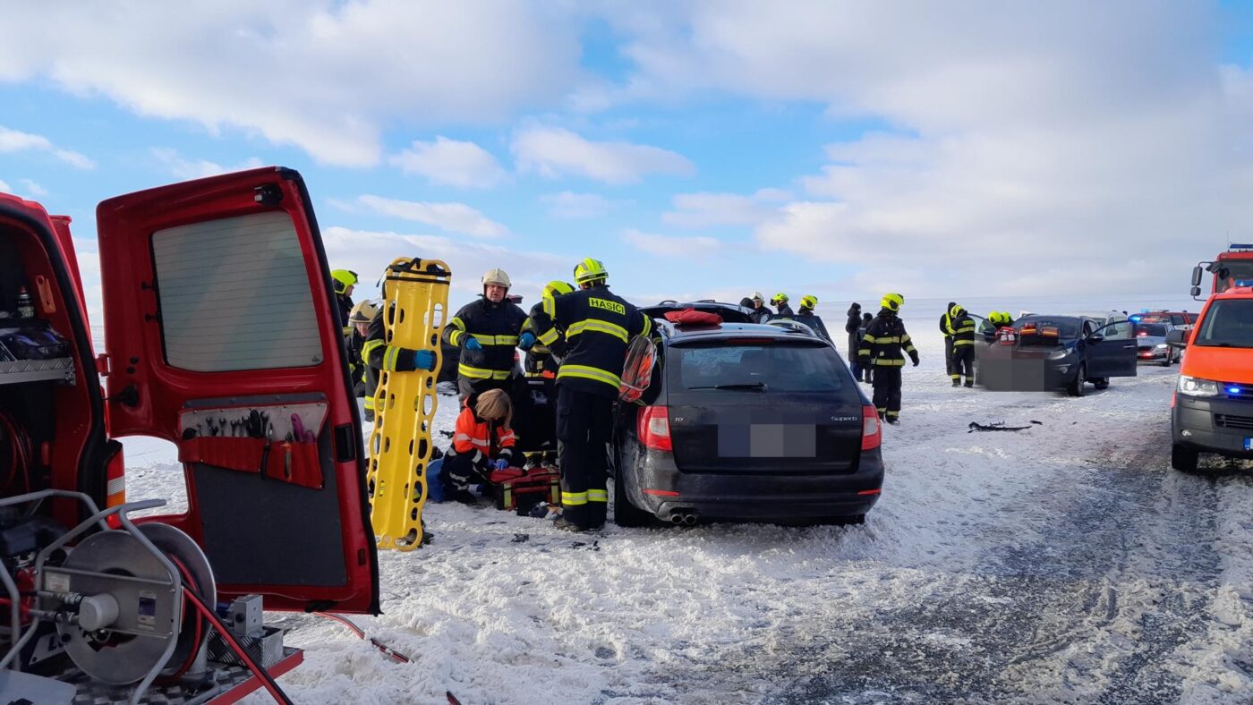 Vážná nehoda u Miličína. Foto: HZS