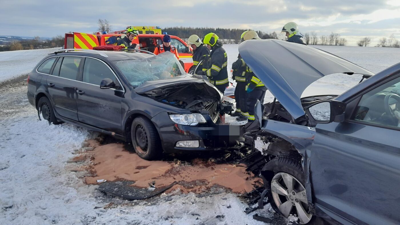 Vážná nehoda u Miličína. Foto: HZS