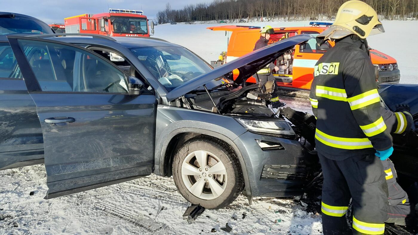 Vážná nehoda u Miličína. Foto: HZS