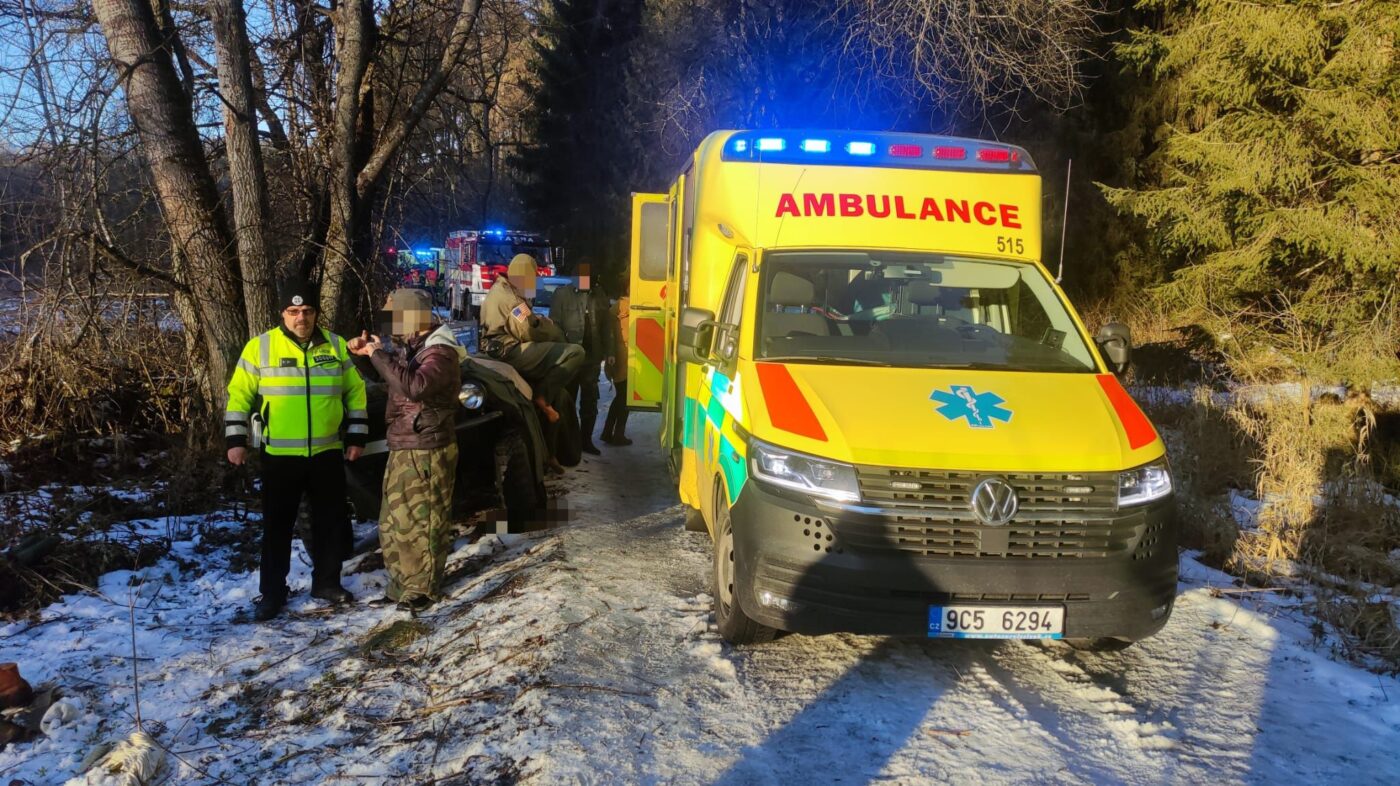 Tragická nehoda u Horního Dvořiště. Foto: ZZS