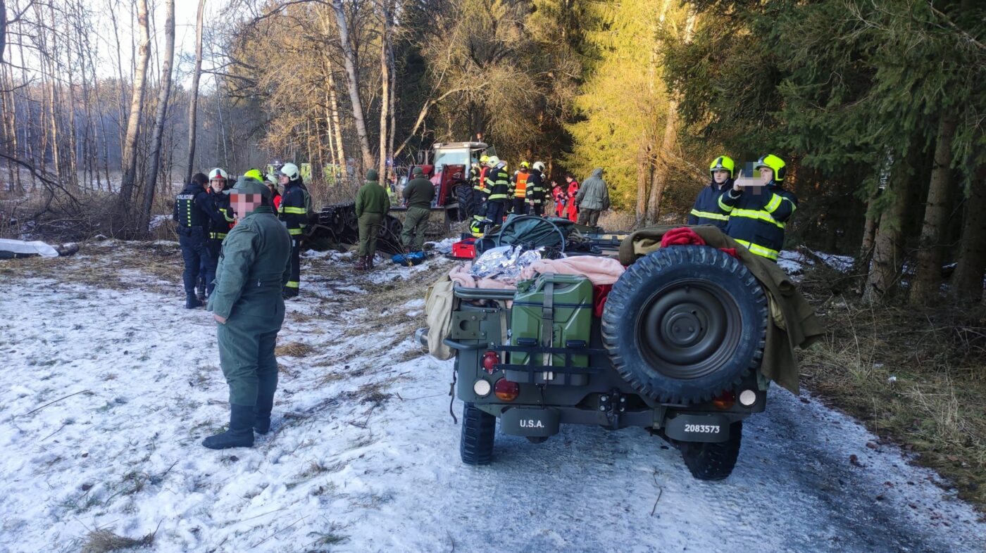 Tragická nehoda u Horního Dvořiště. Foto: ZZS