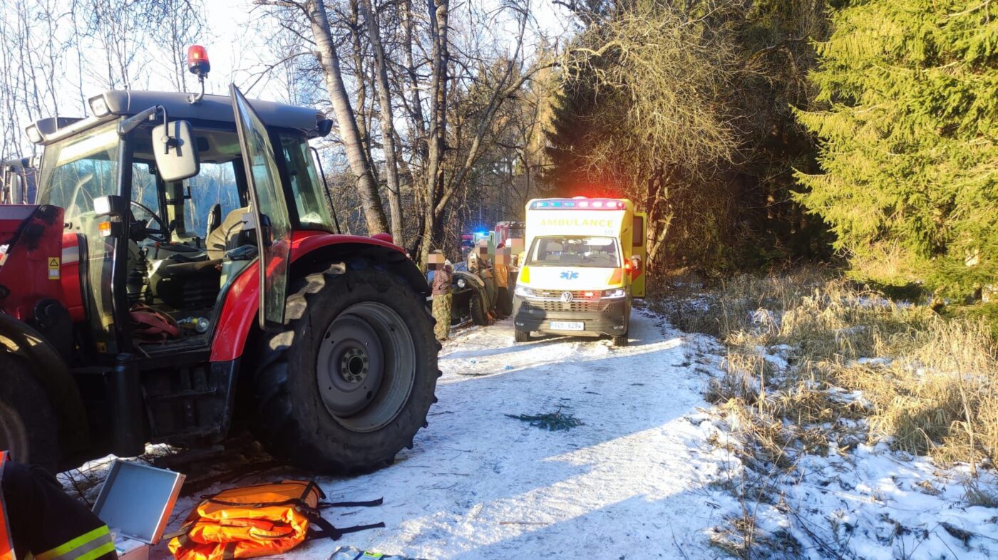 Tragická nehoda u Horního Dvořiště. Foto: ZZS