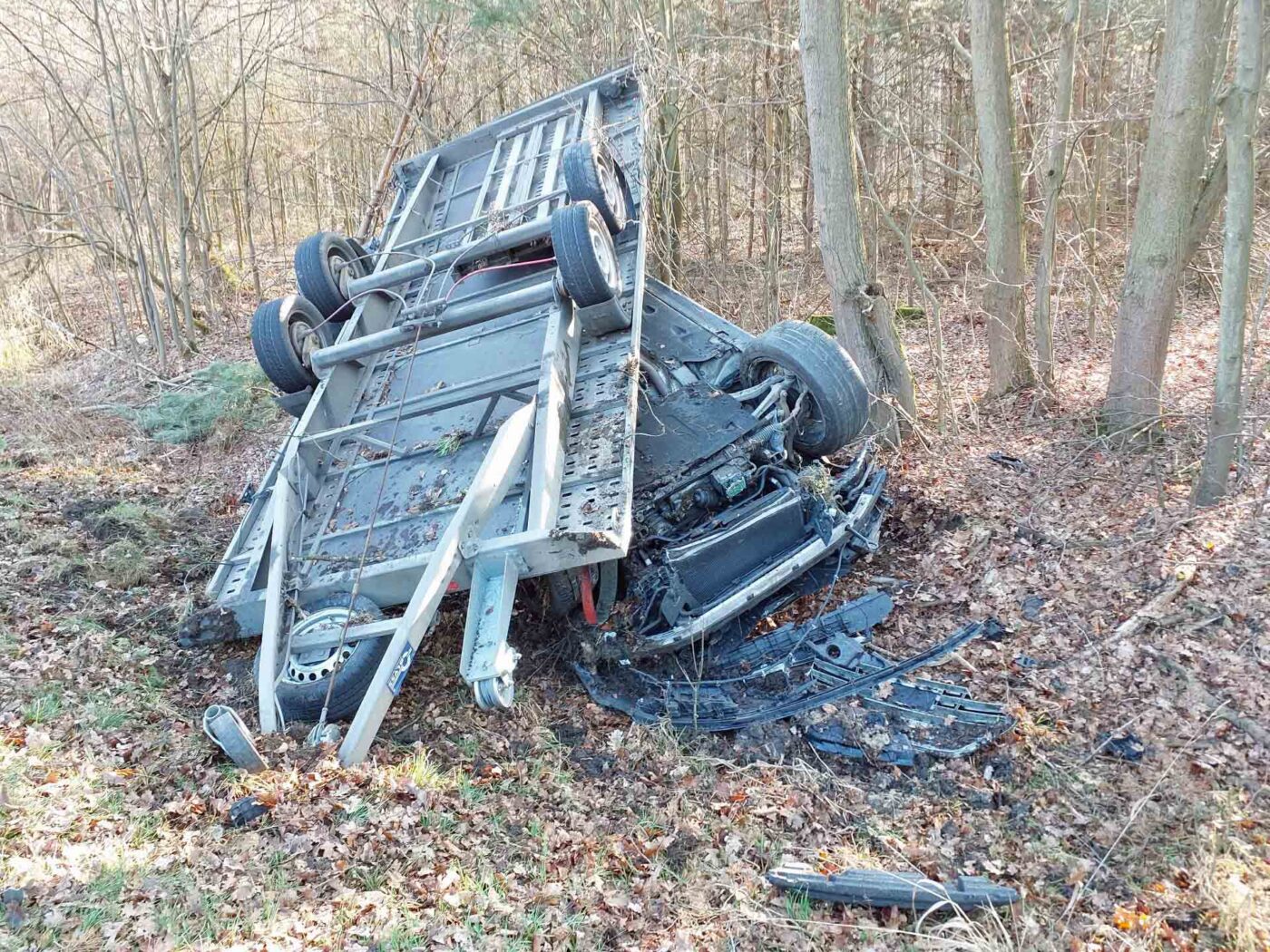 Nehoda v Lázních Bohdaneč. Foto: HZS