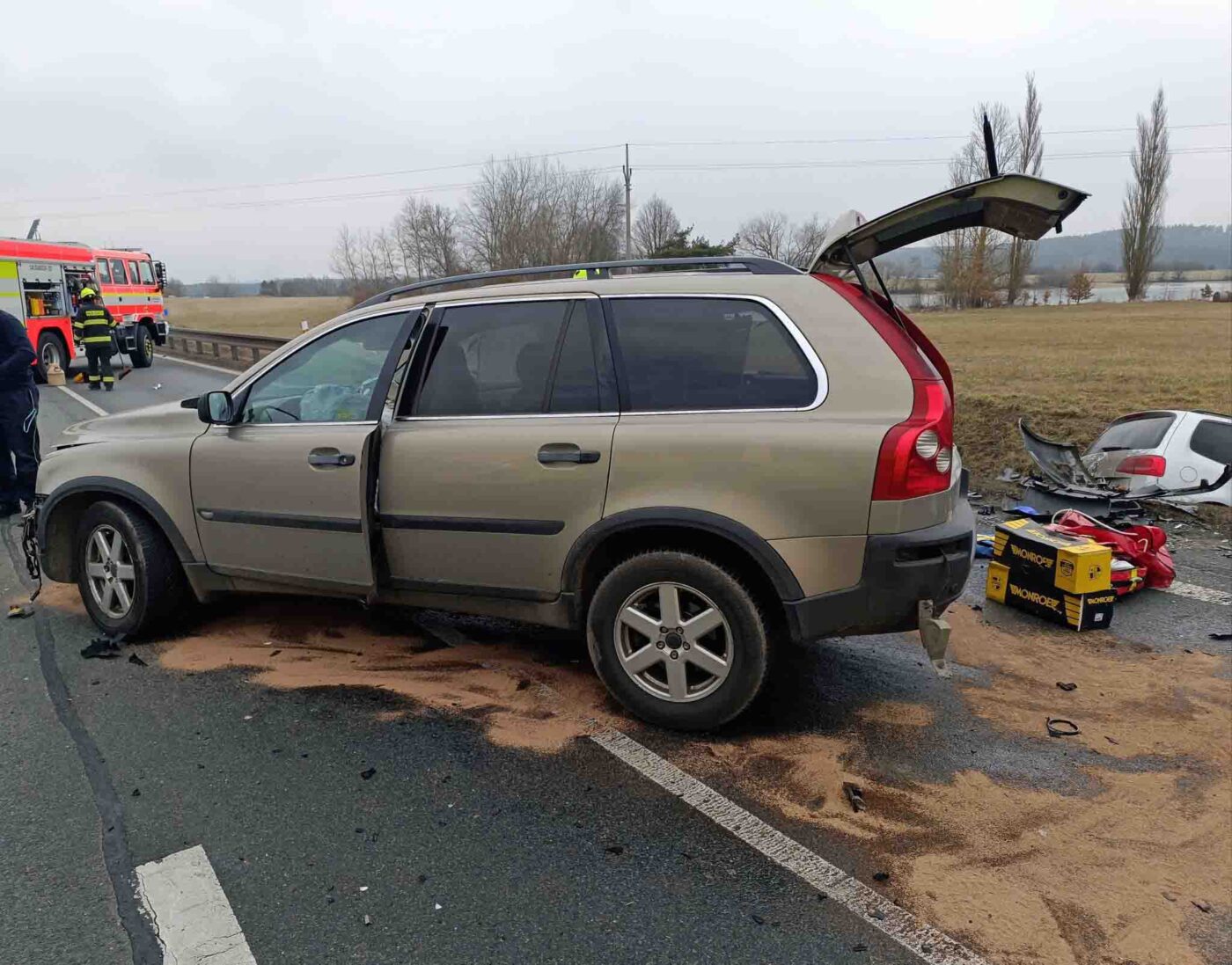 Vážná nehoda na Tachovsku. Foto: HZS