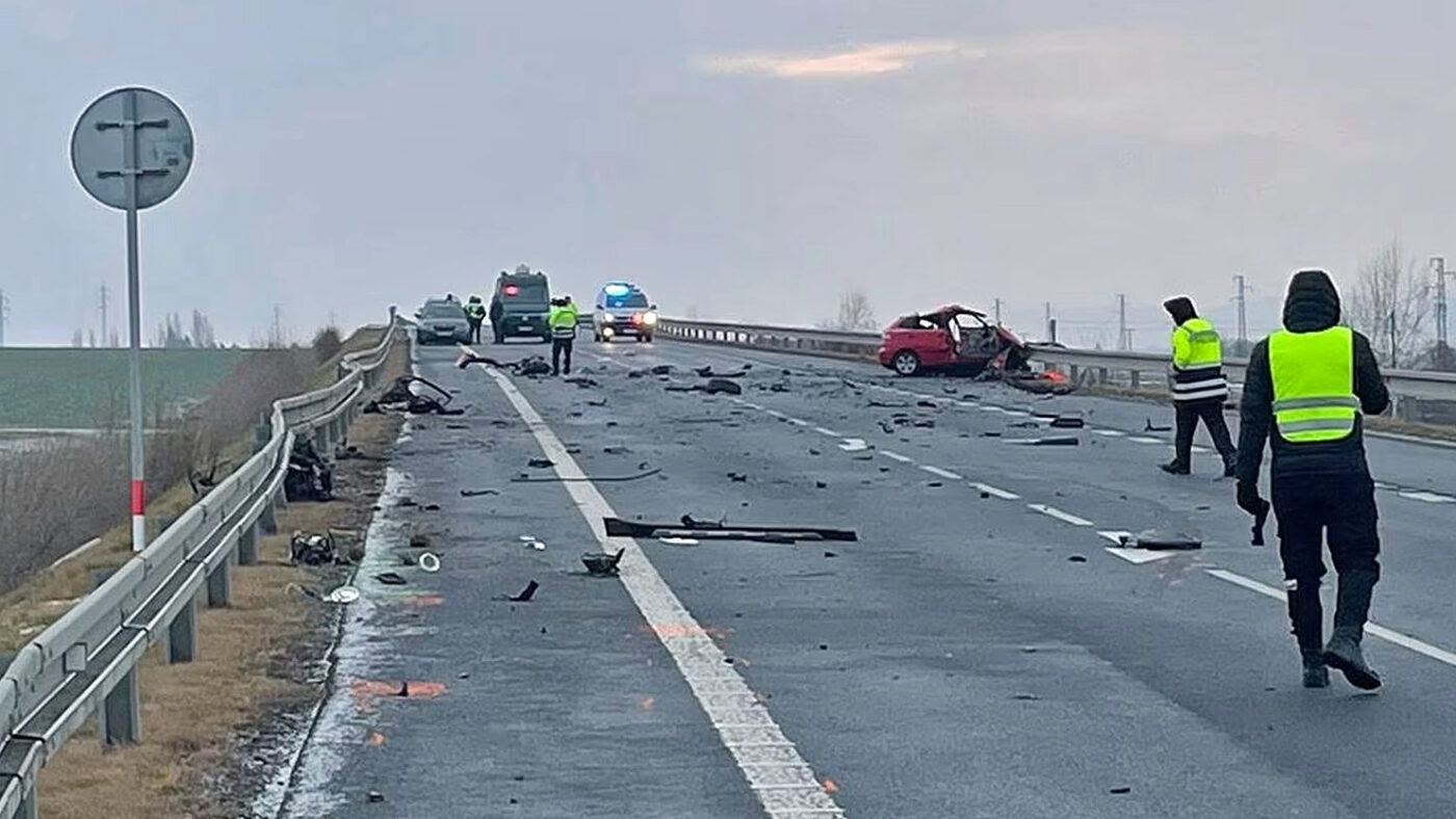 Tragická nehoda u Opavy. Foto: Policie ČR