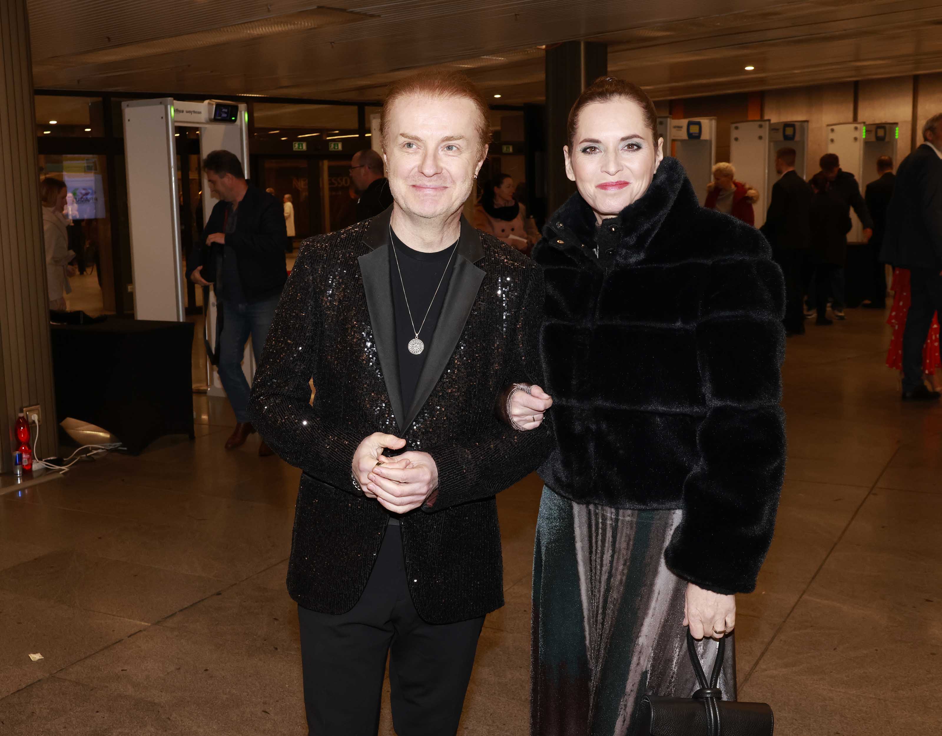Premiéra muzikálu Fantom Opery: Pavel Šporcl a Bára Kodetová. Foto: Nextfoto
