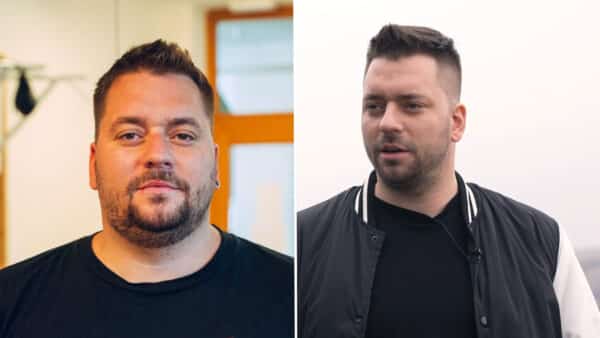 Libor Kovačka alias Borek před a po zhubnutí. Zdroj: Nova