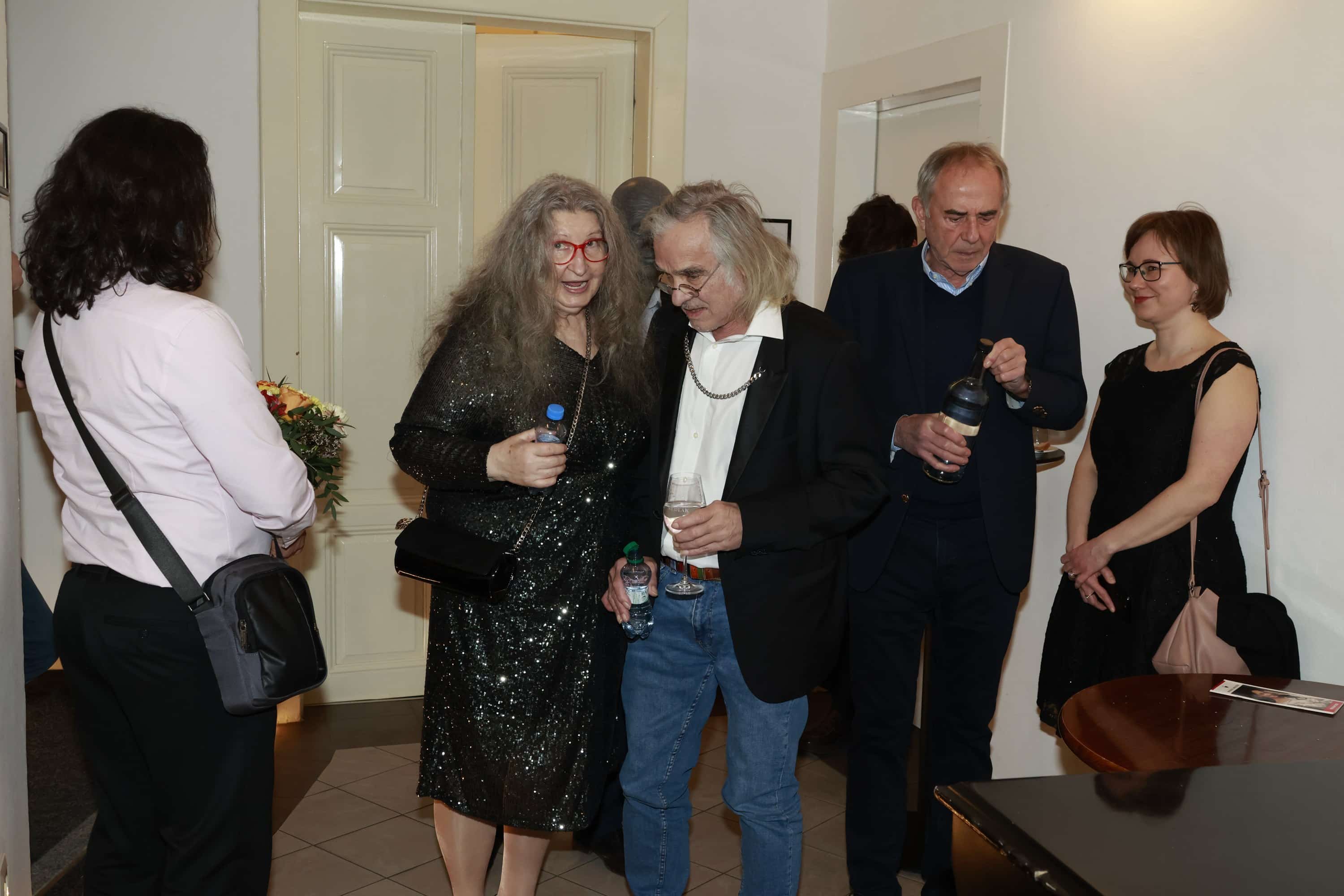 Dáša Vokatá a Oldřich Kaiser na oslavě Simony Stašové. Foto: Nextfoto