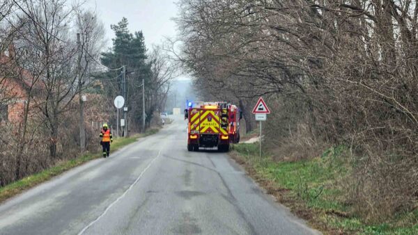 Železniční nehoda v Mělníku. Foto: Doprava Mělník