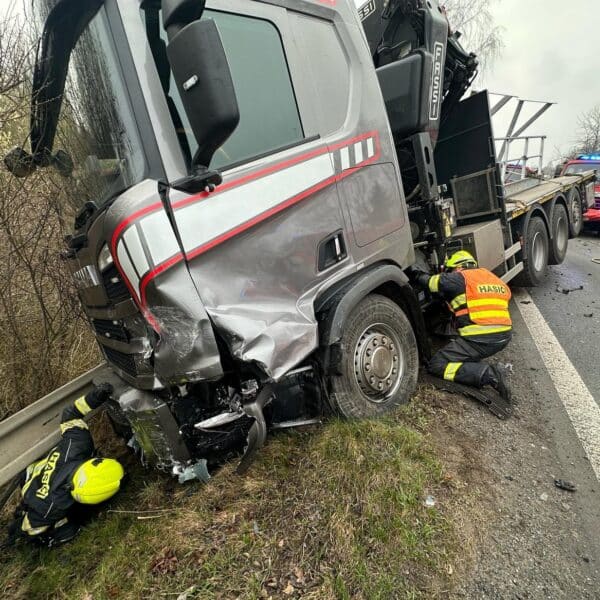 Tragická nehoda v Říčanech. Foto: HZS