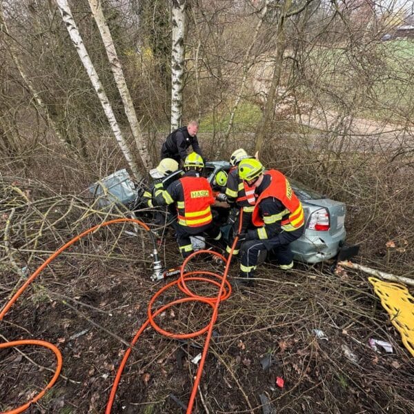 Tragická nehoda v Říčanech. Foto: HZS