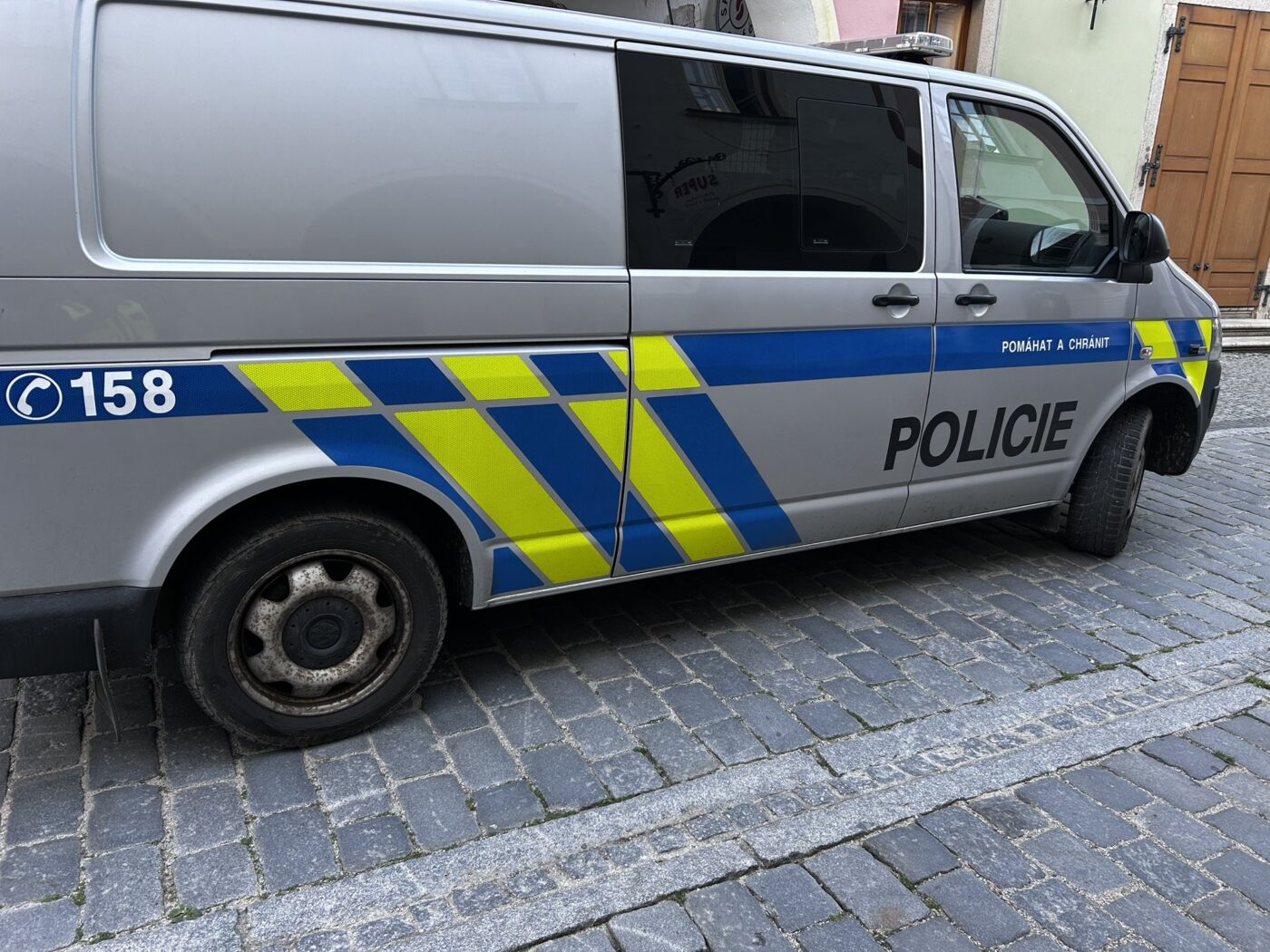 Policisté zasahovali proti útočníkovi v Třeboni. Foto: PČR