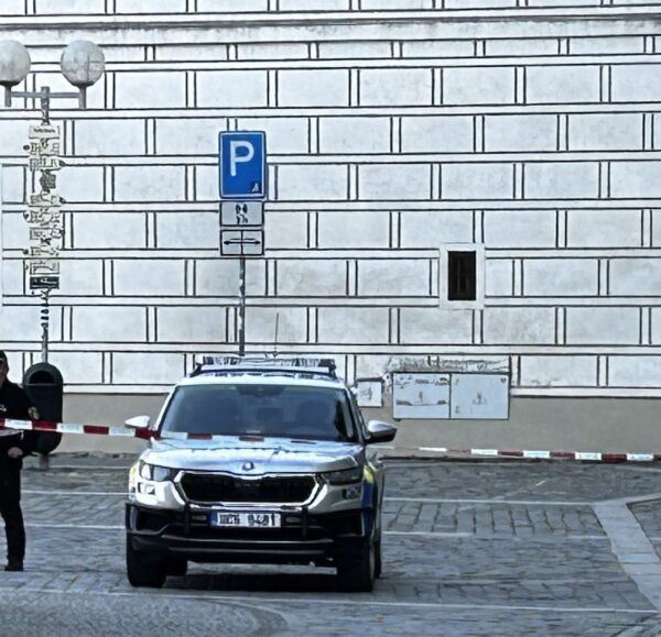 Policisté zasahovali proti útočníkovi v Třeboni. Foto: PČR