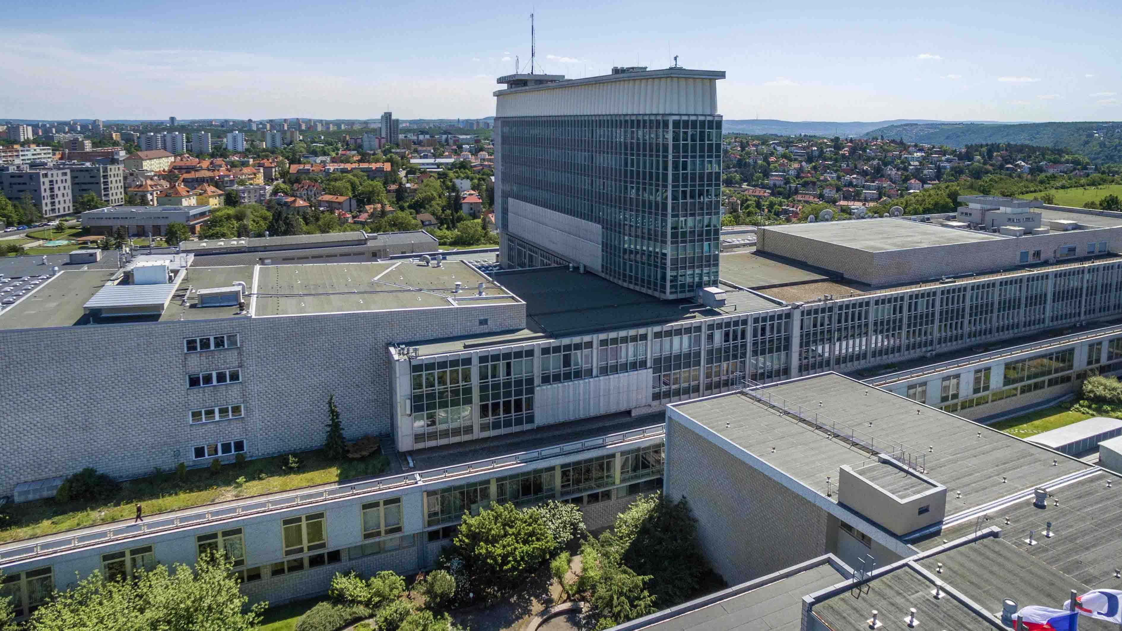 Budova České televize na Kavčích horách v Praze. Foto: ČT / Petra Závodná