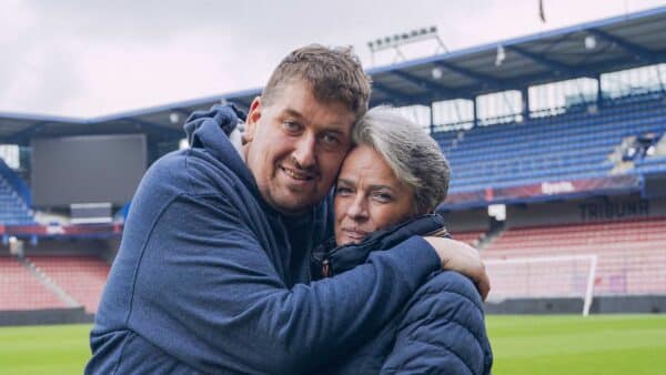 Lukáš Skupin a jeho Hanka ještě během natáčení. Foto: Nova