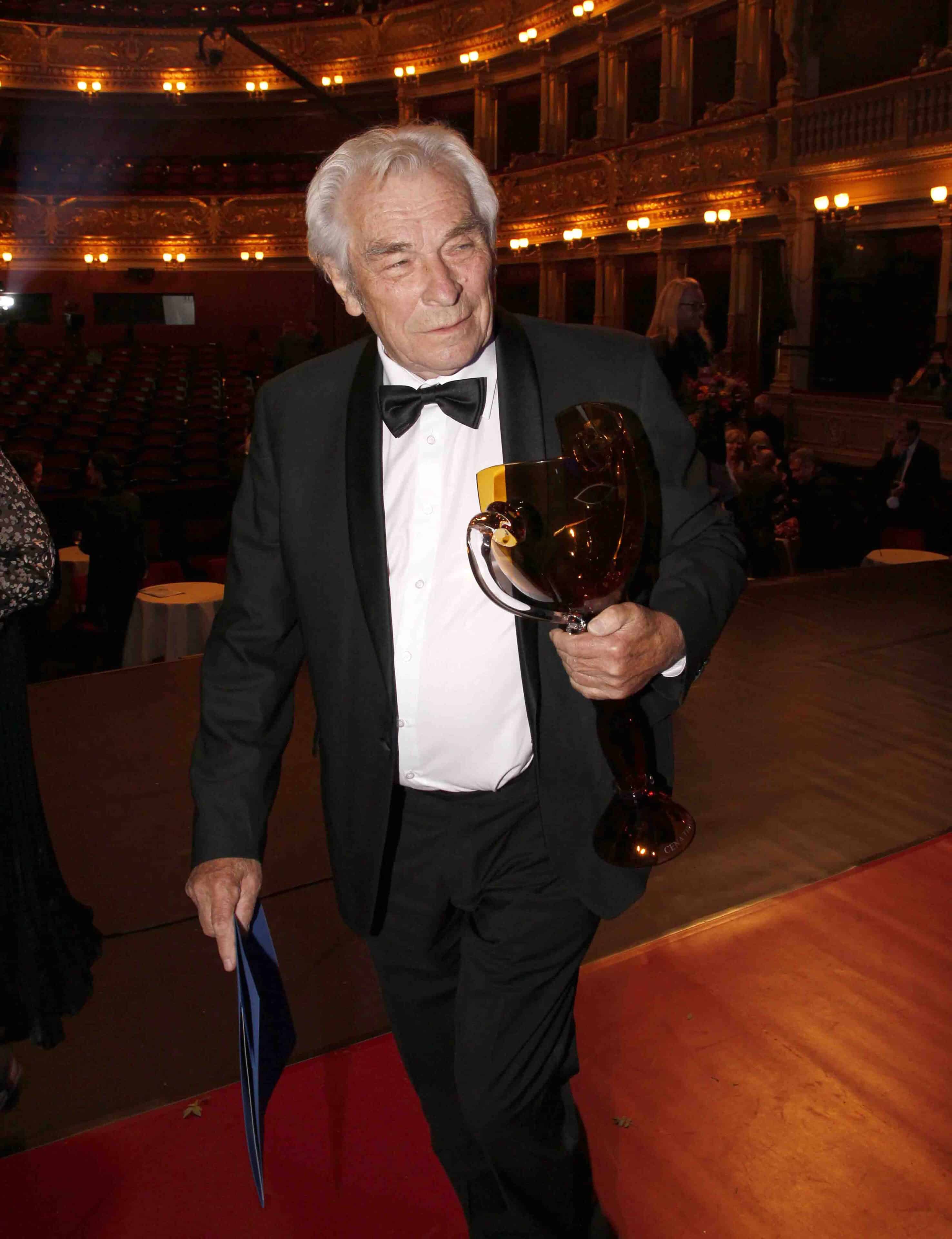 Herec Alois Švehlík obdržel cenu Thálie. Foto: Nextfoto