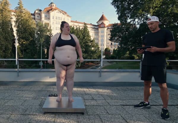 Gabriela na začáku Extrémních proměn vážila přes 161 kilogramů. Zdroj: Nova