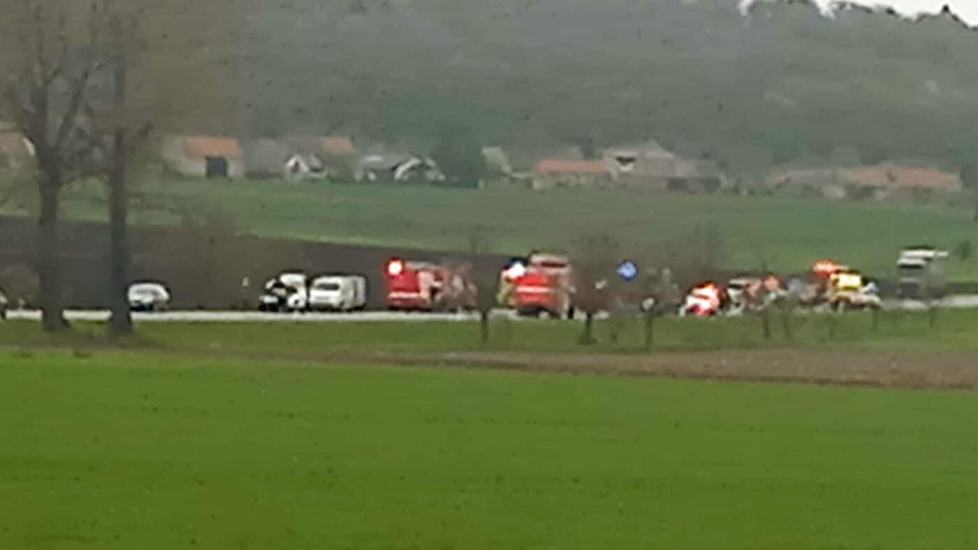 Tragická nehoda u Kolají. Foto: Petr Petr