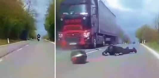 Původně poklidná jízda slovenského motorkáře se změnila v horor. Zdroj: PSR