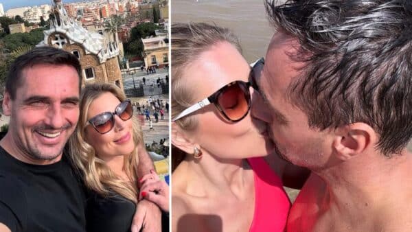 Roman Šebrle a Hedvika Lišková v Barceloně. Zdroj: Instagram