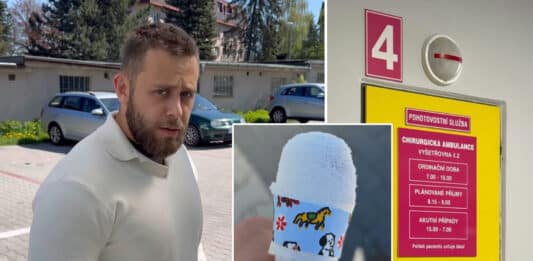 Vincent Navrátil si usekl kus palce, musel do jablonecké nemocnice.