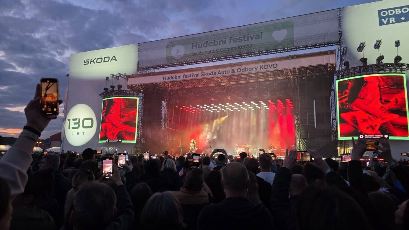 Festival Škoda Auto: Kapela Kabát. Foto: ČRzprávy