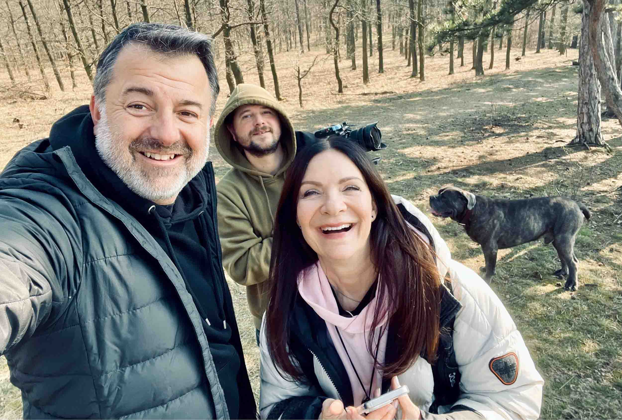Anna K. při natáčení nového dokumentu. Foto: ČT