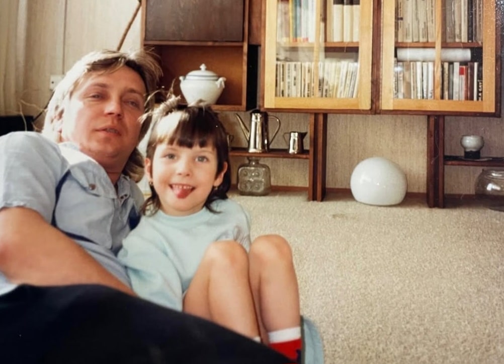 Veronika Arichteva a její tatínek Pavel Nový.