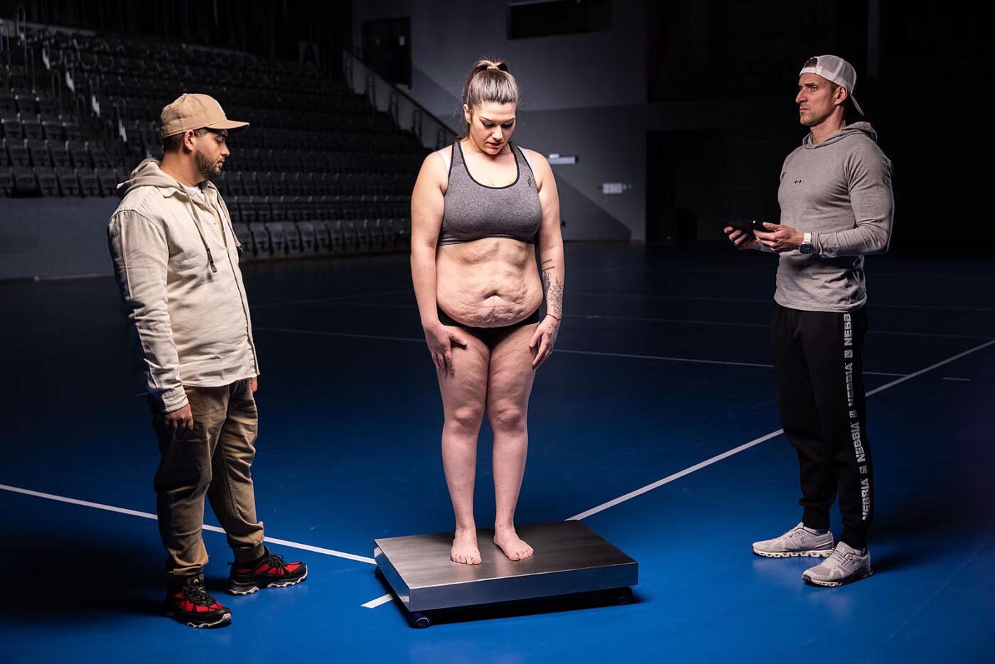 Bára na šestiměsíčním vážení podlehla emocím. Nakonec ale v projektu pokračovala. Foto: Nova