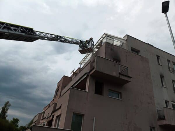 Vítr potrápil Kroměřížsko a Holešovsko. Foto: HZS