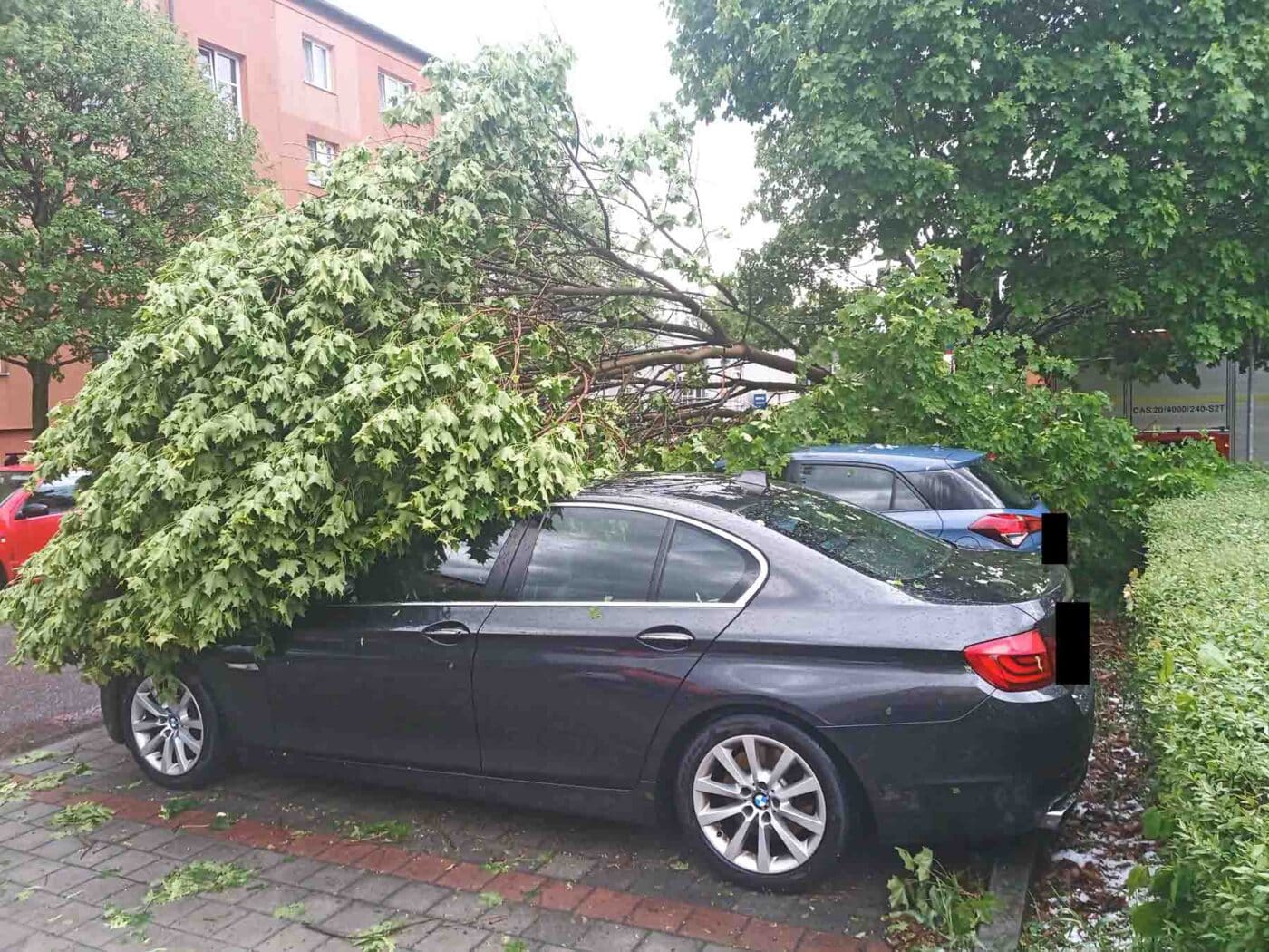 Vítr potrápil Kroměřížsko a Holešovsko. Foto: HZS