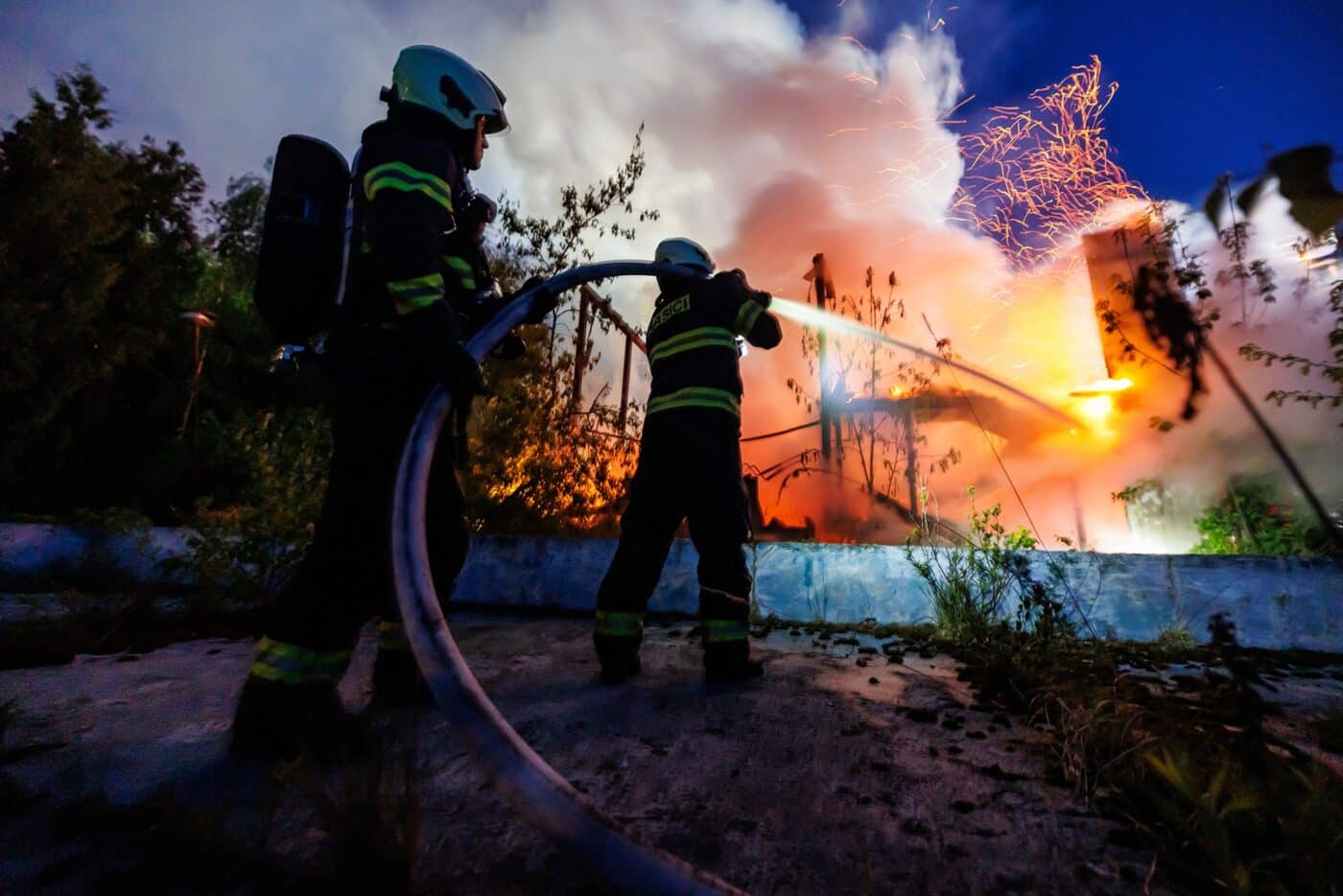 Rozsáhlý požár v Jaroměři. Michal Fanta | HZS KHK