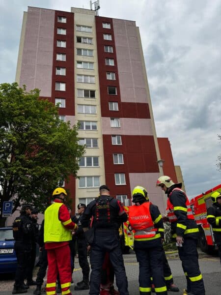Požár v Ostravě Dubině. Foto: PČR