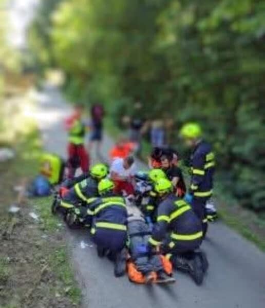 Snímek, který k zásahu v Osíku zveřejnili hasiči.