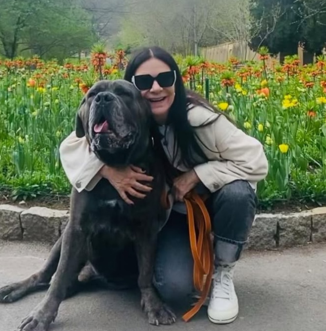 Anna K. a její pes Gaston.