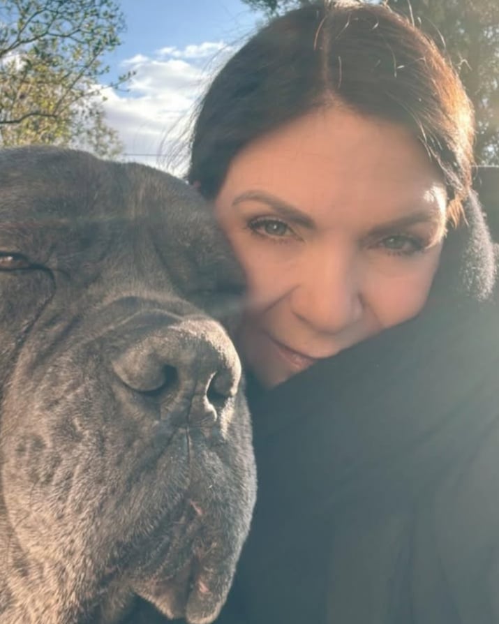 Anna K. a její pes Gaston.