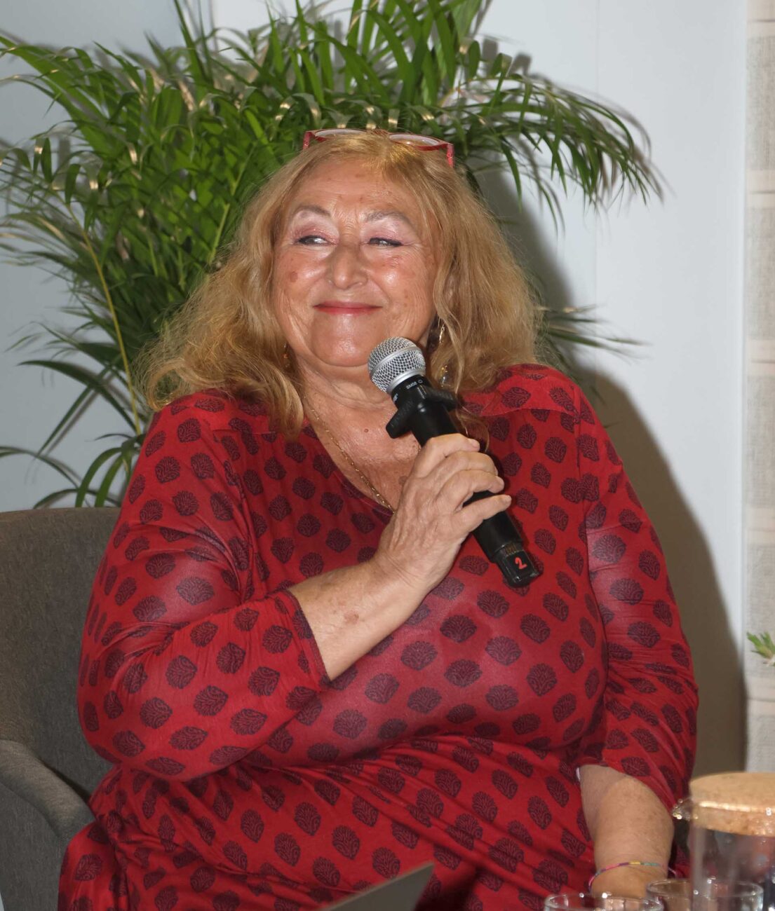 Halina Pawlowská na skutečných fotografiích ze 17. května. Foto: Nextfoto