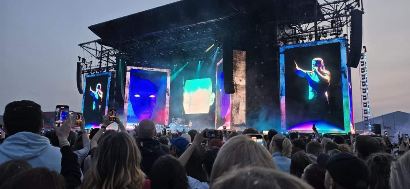 Imagine Dragons v Praze. Foto: ČRzprávy