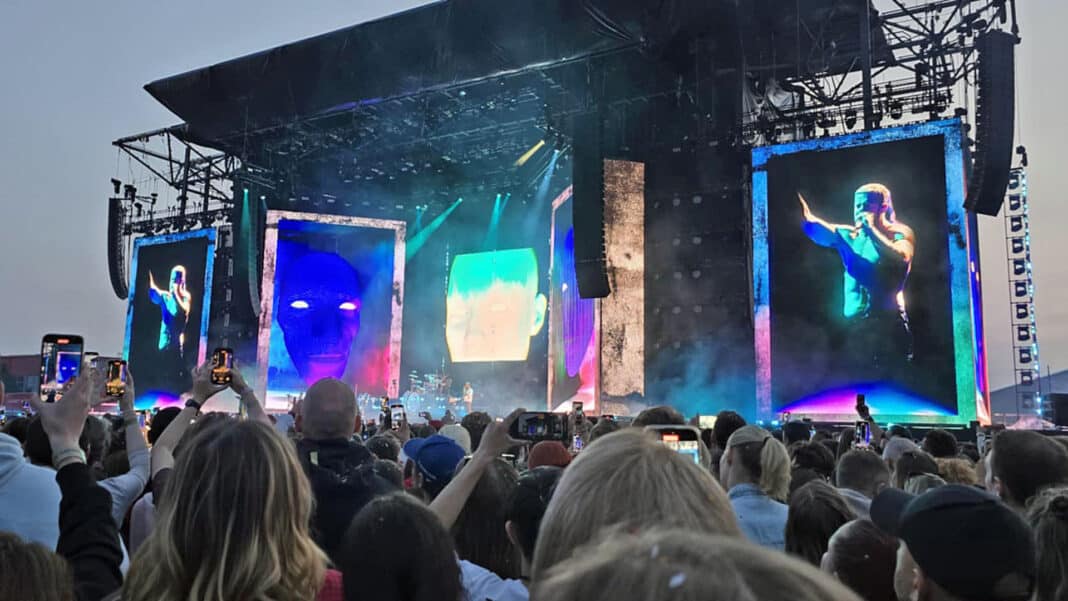Imagine Dragons v Praze. Foto: ČRzprávy